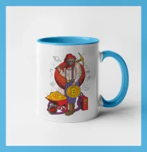 Baník ťaží Bitcoiny