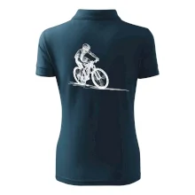 MTB kreslený cyklista