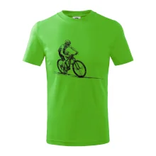 MTB kreslený cyklista MTB kreslený cyklista
