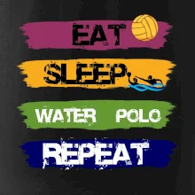 Eat sleep watter polo farebné