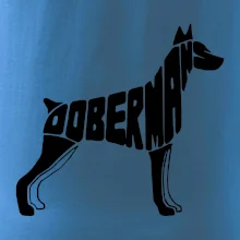 Dobermans - nápis v tele Dobermans - nápis v tele