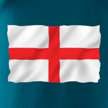 Anglická vlajka vejúca