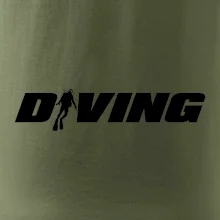 Diving nápis potápač