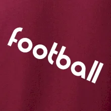 FOOTBALL nápis šikmo