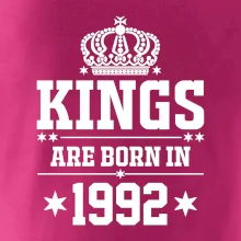 Kings are born in 1992