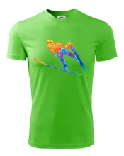 Skokan na lyžiach splash