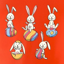 Veľkonočné zajace Veľkonočné zajace