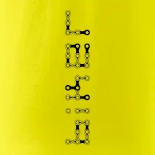 Biker nápis na výšku reťaz