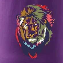 Hlava leva kreslená jednoduchá