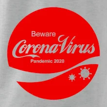 Corona virus pandemic logo