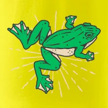 Žaba zelená kreslená