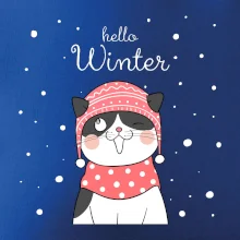 Mačka v čiapke s vystrčeným jazykom Mačka v čiapke s vystrčeným jazykom