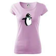 Tučniak so zeleným šálom