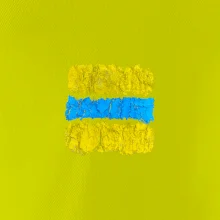 Turistická Cyklo značka - žlto modrá