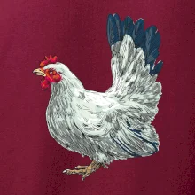 Sliepka kreslená biela