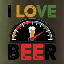 I love beer - palivoměr