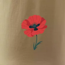 Vlčí mak kreslený veľký