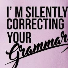 Correcting grammar