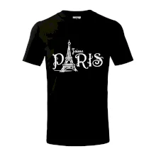 Paris nápis Eiffelovka rovný