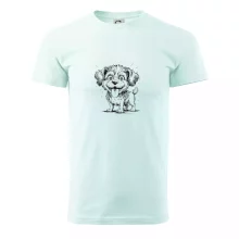 Lagotto romagnolo karikatúra vypláznutý jazyk