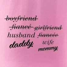 Partnerské tričko nastávajúci rodičia