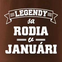 Legendy sa rodia v januári