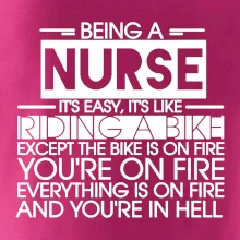 Being a nurse - bike