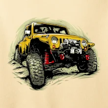 Žltý offroad s navijakom