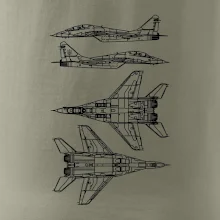 Mig 29 Fulcrum - obrys