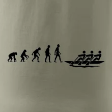 Evolúcia veslovanie 3 ľudia Evolúcia veslovanie 3 ľudia