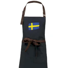 Švédsko vlajka štetkou Švédsko vlajka štetkou