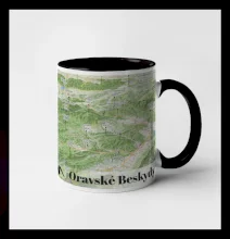 Hrnček mapa Oravské Beskydy