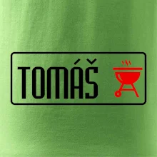 Tričko na grilovanie s vlastným menom