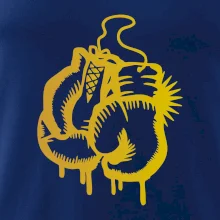 Box rukavice - zlatá potlač Box rukavice - zlatá potlač