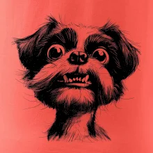 Čiernobiela karikatúra Ši-tzu