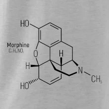 Molekulárna štruktúra Morfín Molekulárna štruktúra Morfín