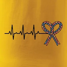 EKG srdce veľká noc