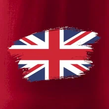 Britská vlajka roztrhaná