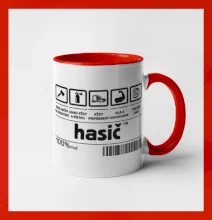 Čiarový kód - Hasič / hasička