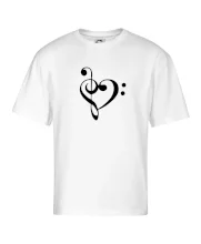 Husľový kľúč srdce