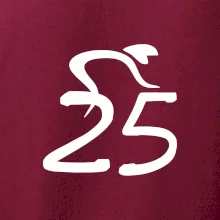 Cyklista oslavuje dvadsaťpäťku (25)