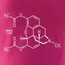 Molekulárna štruktúra Heroín