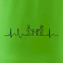 EKG rodina a dievča a chlapec