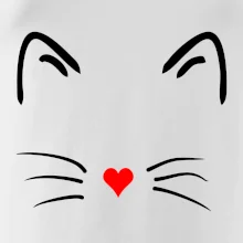 Mačka - srdce namiesto nosa