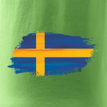 Švédska vlajka kreslená