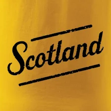 Scotland Vintage nápis Scotland Vintage nápis