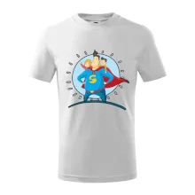 Táta superman - dievča a chlapec
