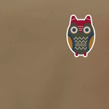 Folklór na prsníku sova