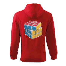 Rubikova kocka kreslená