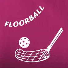 Floorball nápis šikmo